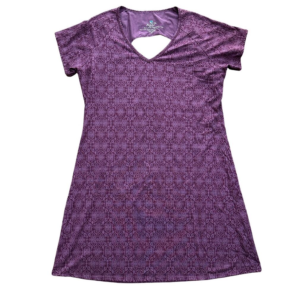 Kuhl Purple Patterned Midi Dress